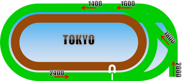東京芝1400Ｍ【コース】波乱連発の難解な舞台！データをご紹介