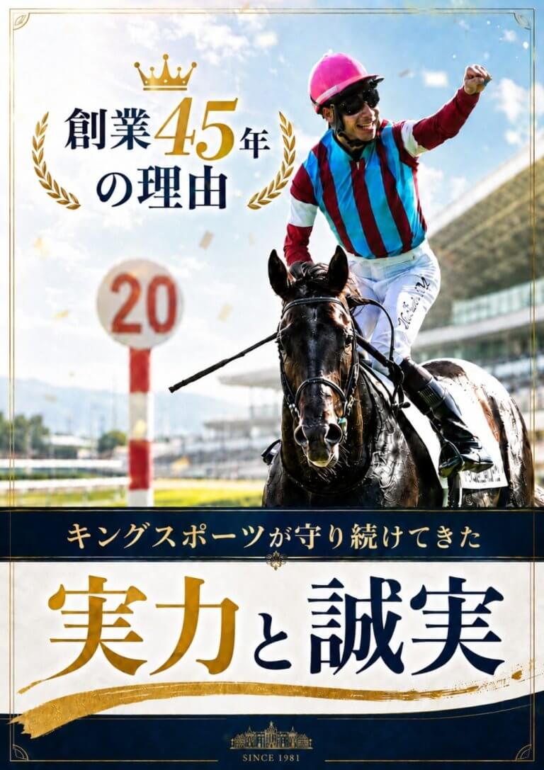 創業45年の理由 「キングスポーツが守り続けてきた実力と誠実」